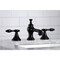 Kingston Brass KC7060TAL Tudor 8" Widespread Bathroom Faucet, Matte Black KC7060TAL - alternate 3